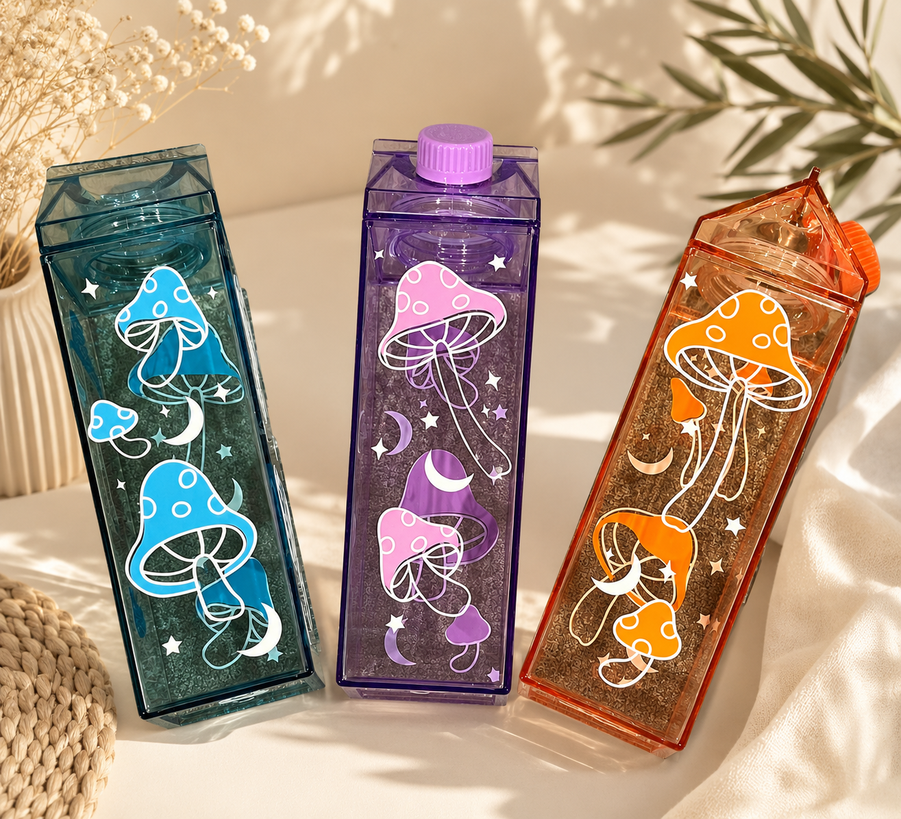 Mystic Mushroom Milk Carton Tumbler